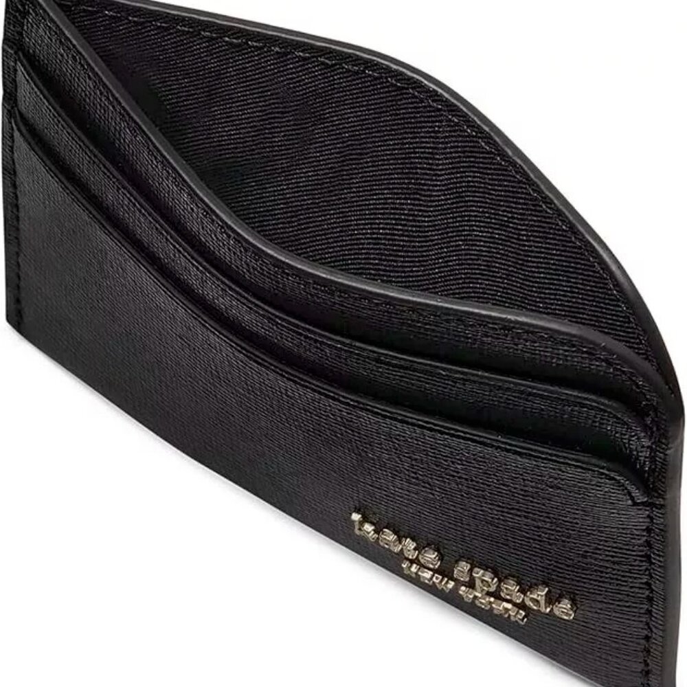 Kate Spade Saffiano Leather Card Holder Black
